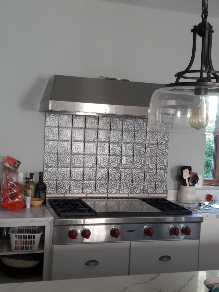 unfinished stove hood